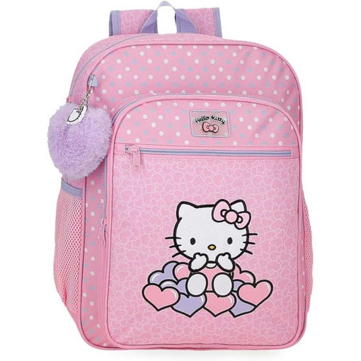 Picture of HELLO KITTY HEARTS & DOTS BACKPACK 33CM